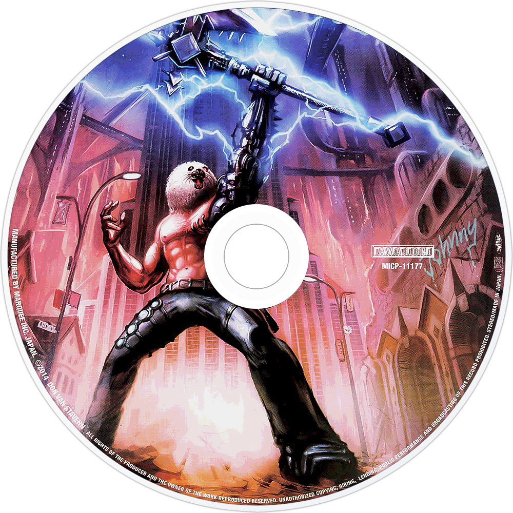 Диск японского издания альбома Riot - Unleash The Fire (2014)