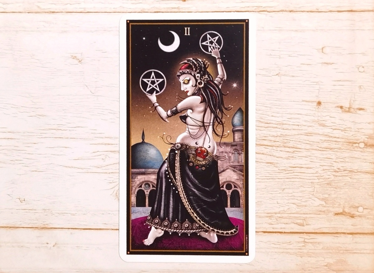 Аркан "II Пентаклей". "Таро Безумной Луны".