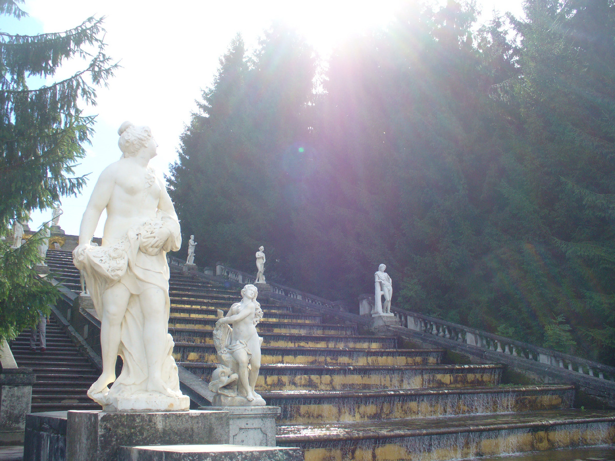 Марлинский каскад "Золотая гора", Петергоф. Фото автора