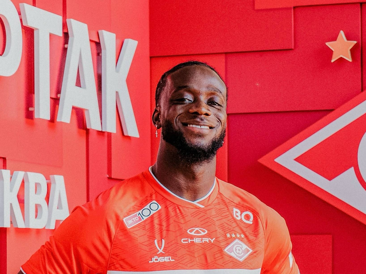 Новичок московского "Спартака" защитник из Суринама Миенти Абена. Фото из интернета.