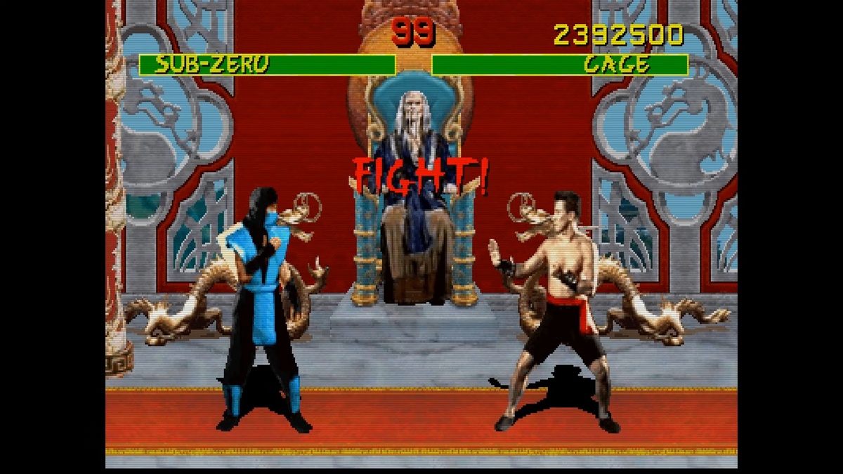 Аркадная версия первой Mortal Kombat