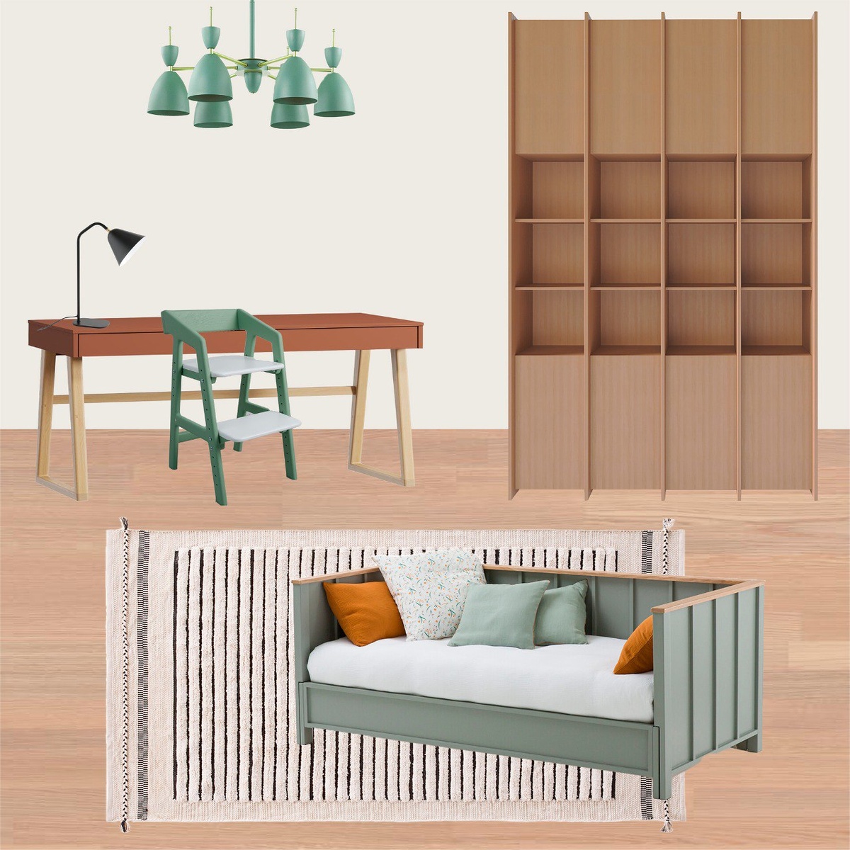 Коллаж детской комнаты