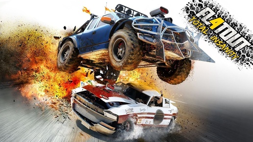 МАШИНЫ игра FLATOUT 4 обзор и прохождение НУБА часть 1 / развлекательный летсплей