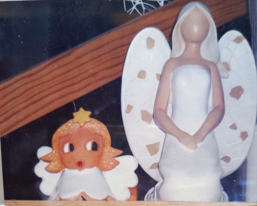 Давняя открыточка, когда-то подаренная доброй светлой девочкой