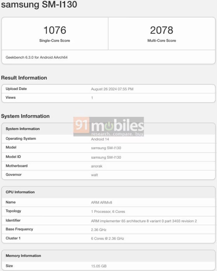     скриншот: 91mobiles