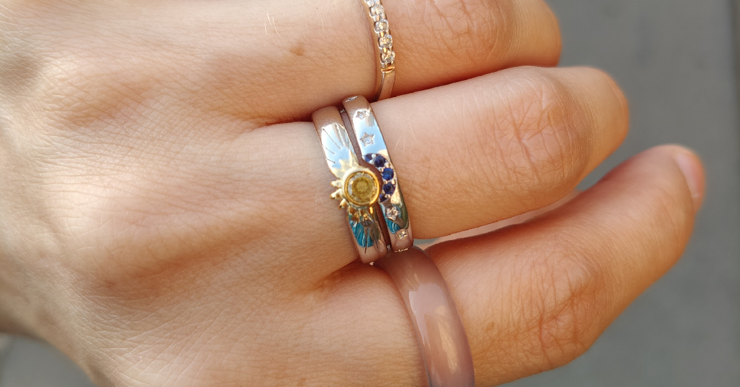 Колечко с AliExpress, которое я получила на почте.