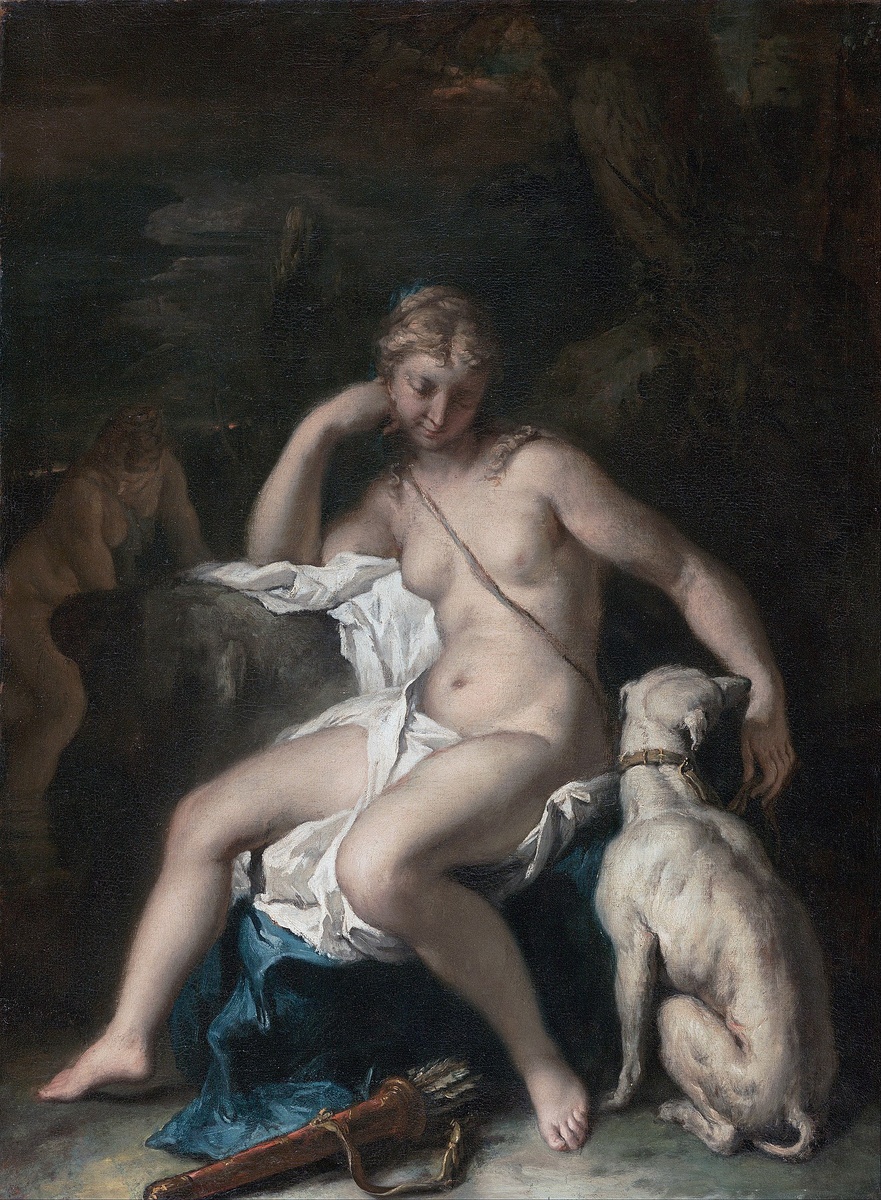 Диана и её собака