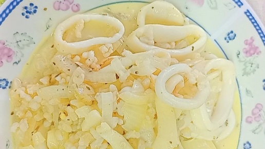 Очень простой рецепт с кальмарами 🦑