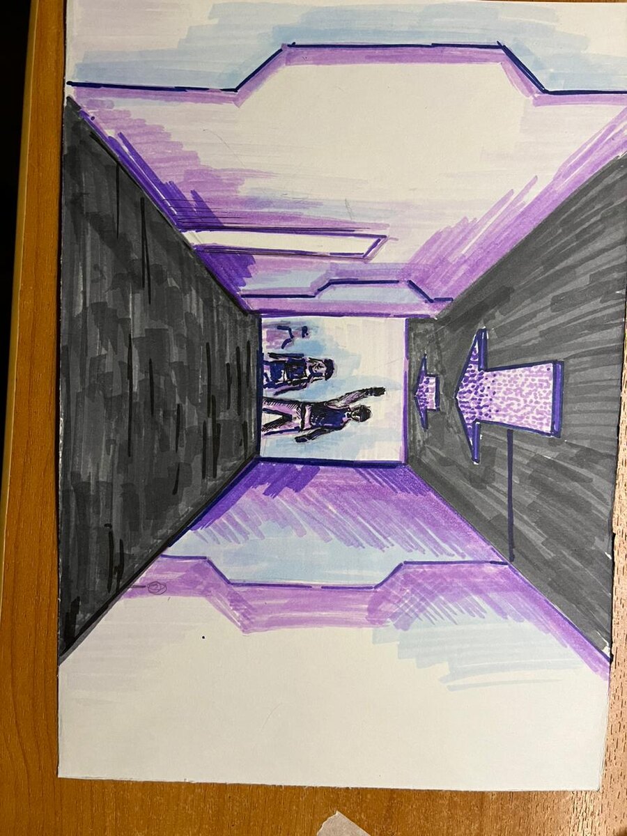 Первые наброски на бумаге