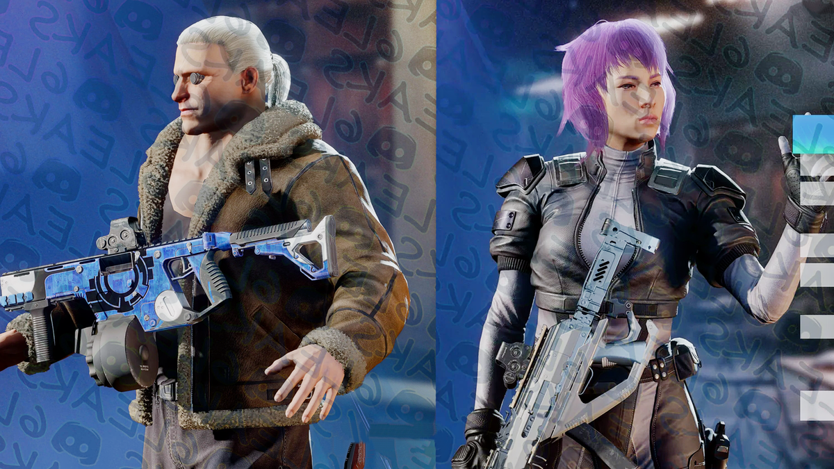 Batou и Motoko Kusanagi