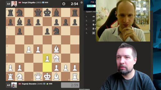 Удастся ли блеф? Евгений ШУВАЛОВ 🆚 Сергей ЖИГАЛКО ♟ Шахматы блиц