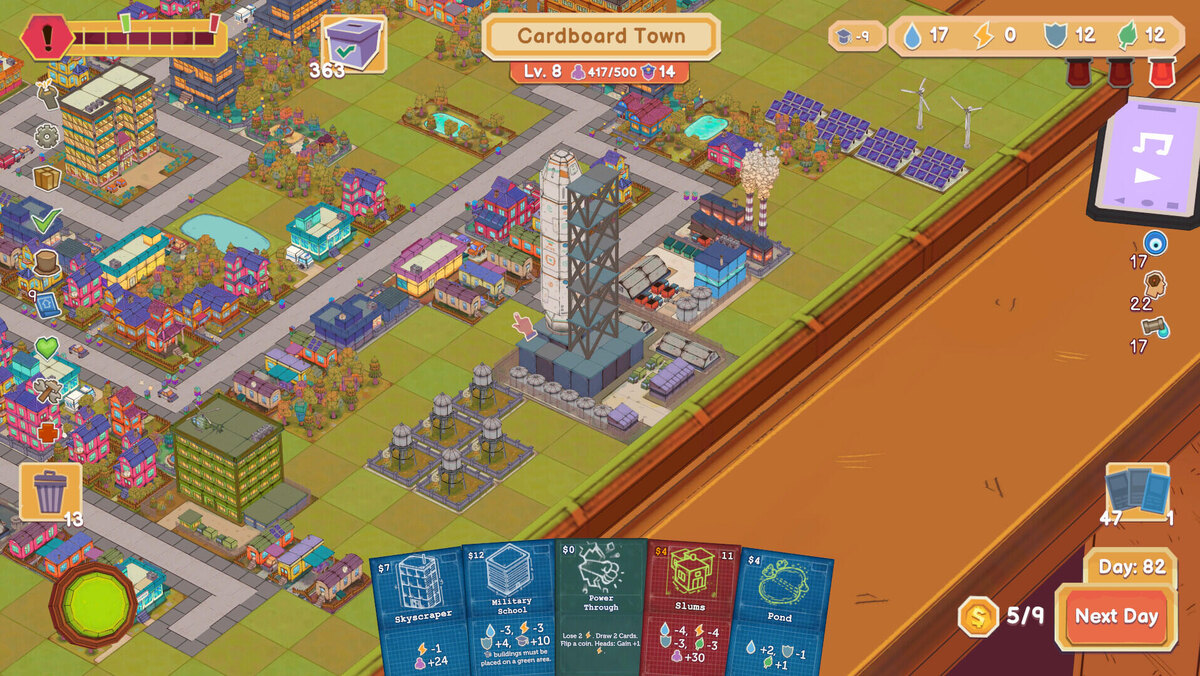    Галерея игры Cardboard Town