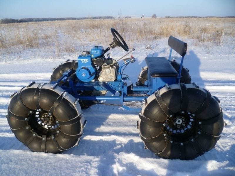 Самодельный вездеход на ШНД