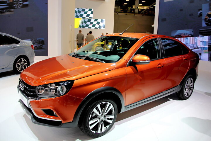 Lada Vesta Cross в кузове седан.