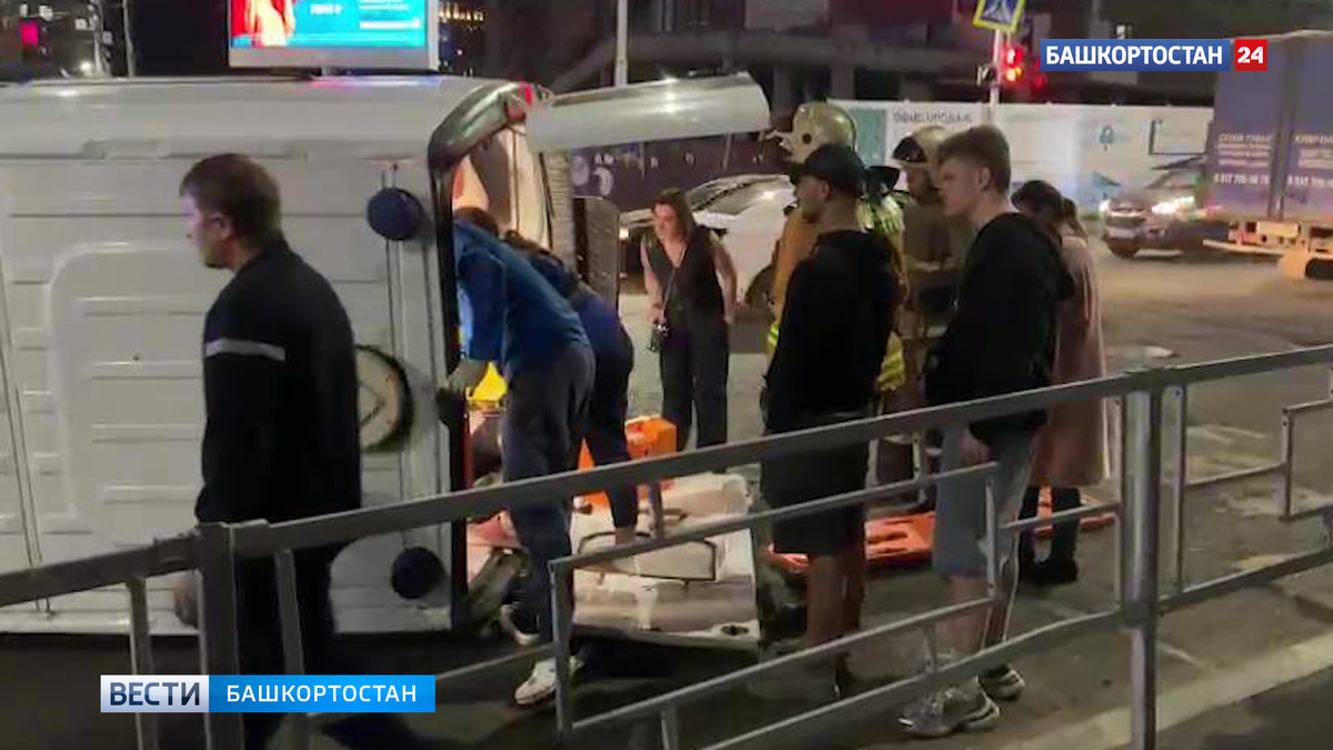    По факту аварии с опрокидыванием "скорой" в Уфе возбуждено уголовное дело
