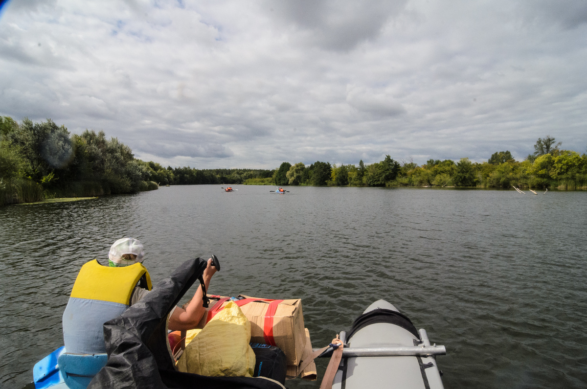 Здесь отлично видна ширина реки