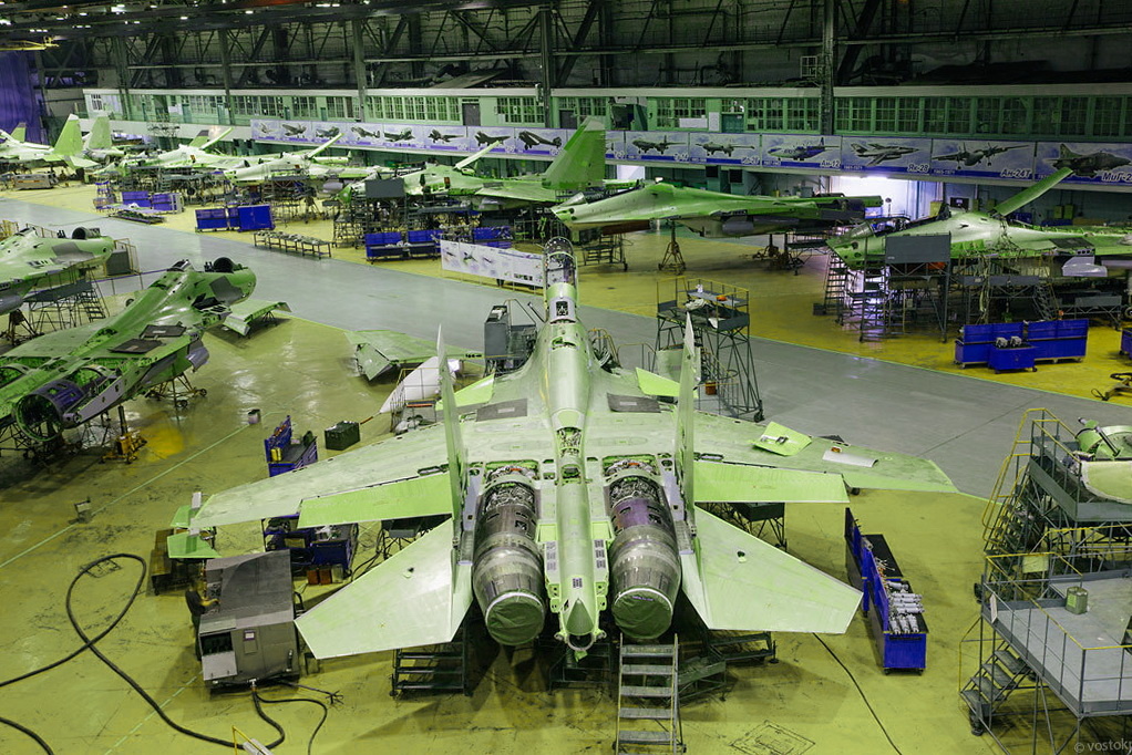 Сборочный цех Су-30СМ на ИАЗ