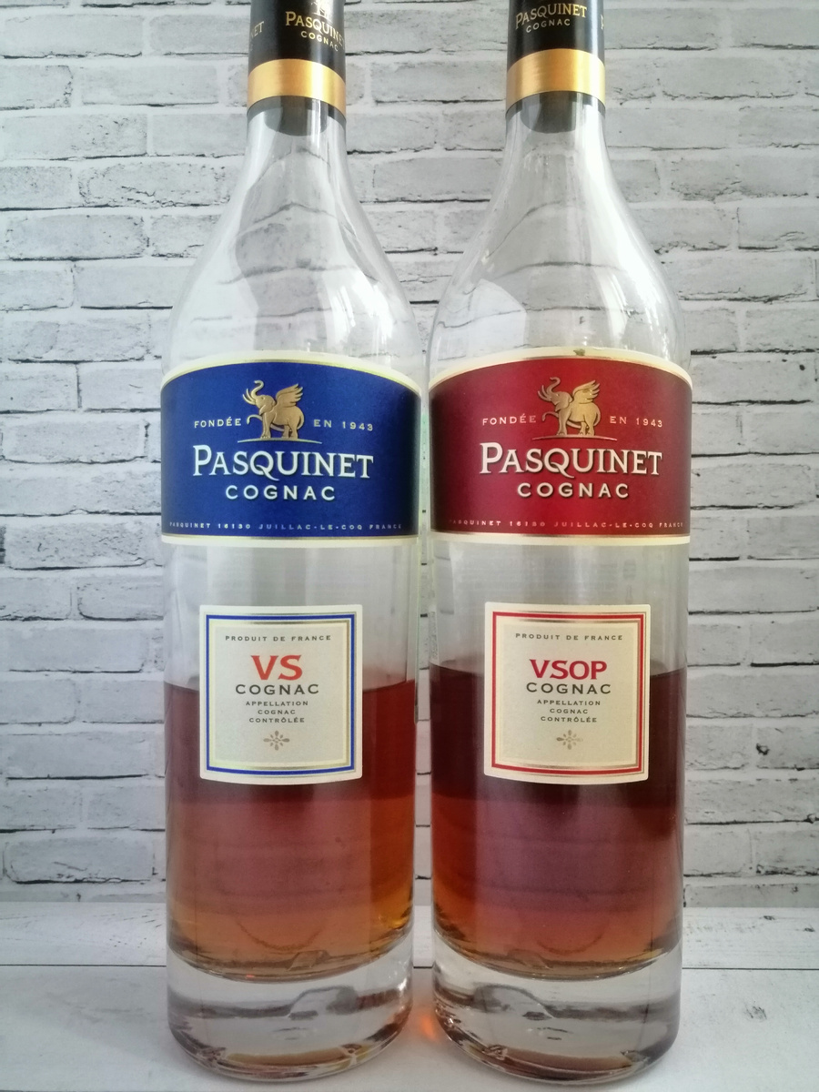 Cognac Pasquinet VS и Pasquinet VSOP 