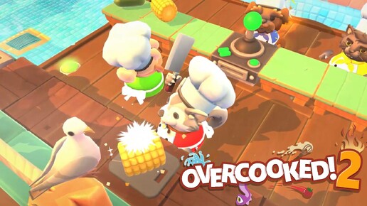 Overcooked 2 ● Прохождение ч.2 | Белка, Monster и Перчик