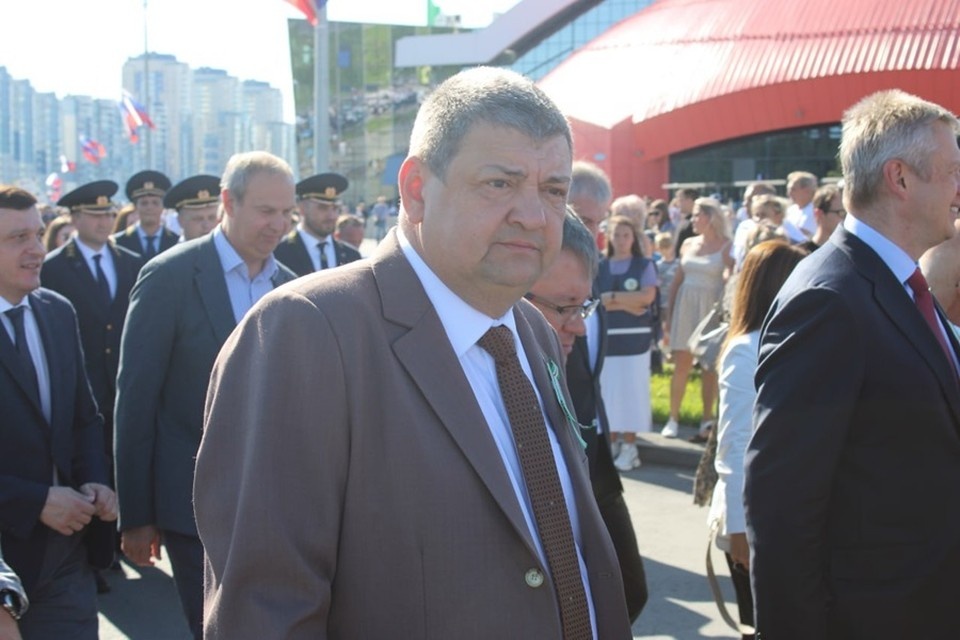   Глава Горловки ДНР принял участие в мероприятиях ко Дню шахтера в Кузбассе. Фото: ТГ/Приходько