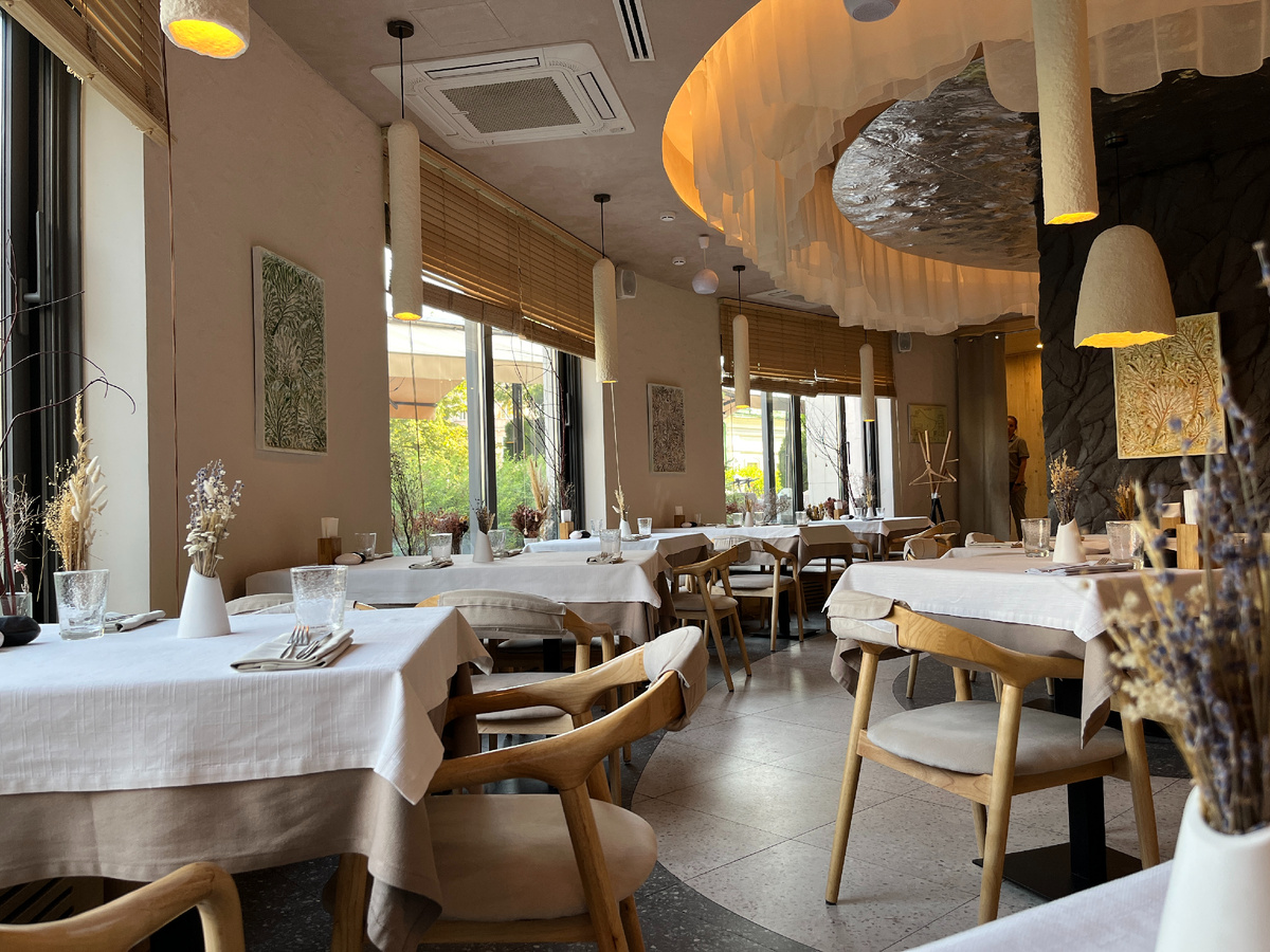 Ресторан Hands интерьер