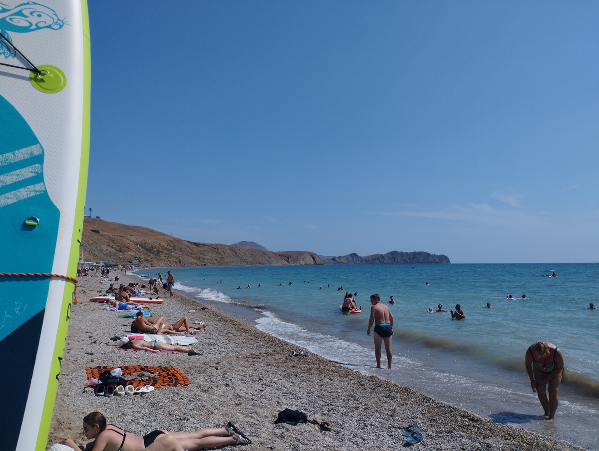 Сегодня на пляже. Фото автора канала