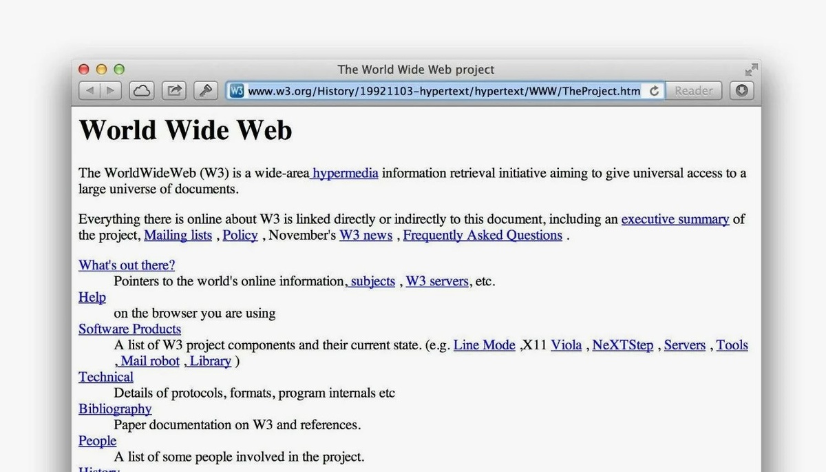 Фото из тернетов: первый сайт