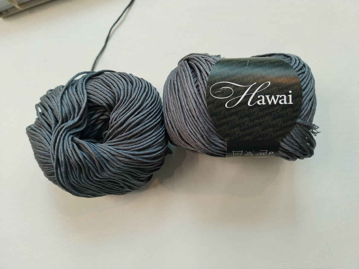 Выбранная пряжа.