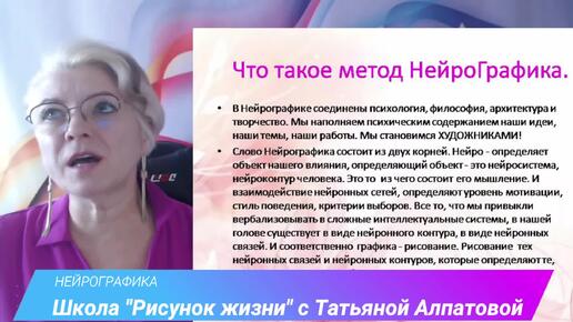 Что такое метод НейроГрафика. НейроГрафика с Татьяной Алпатовой