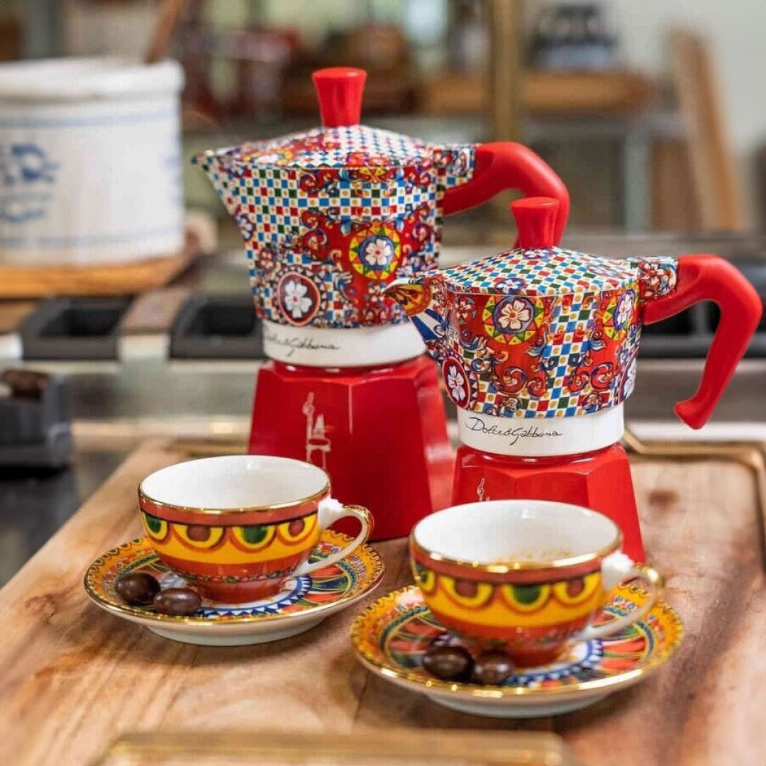 Кофеварка гейзерная Bialetti Moka х Dolce&Gabbana