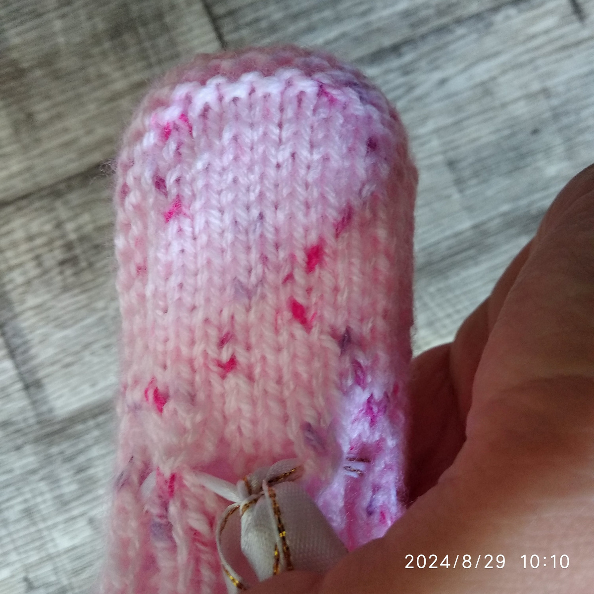 Вот эту центральную часть сейчас вывязываем 