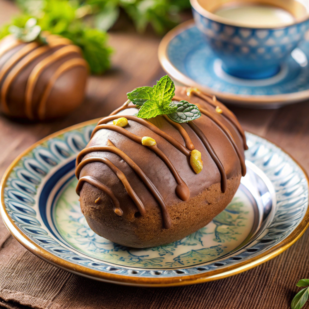 Пирожное «Картошка» из шоколадного бисквита: Классический рецепт