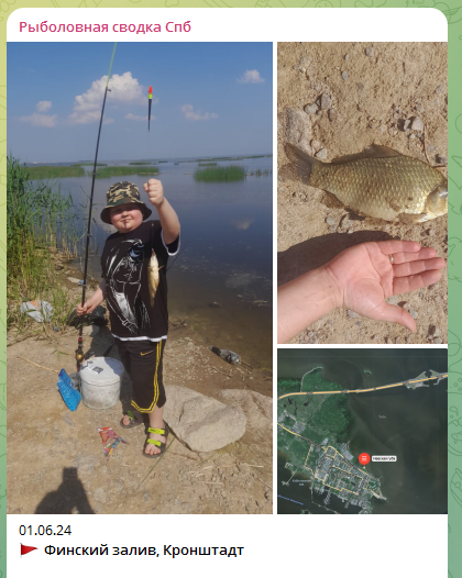Прежде всего хочется отметить, что рыбалка в Кронштадте возможна не только с лодки, но есть и места для ловли с берега, например, с берега около улицы Восстания