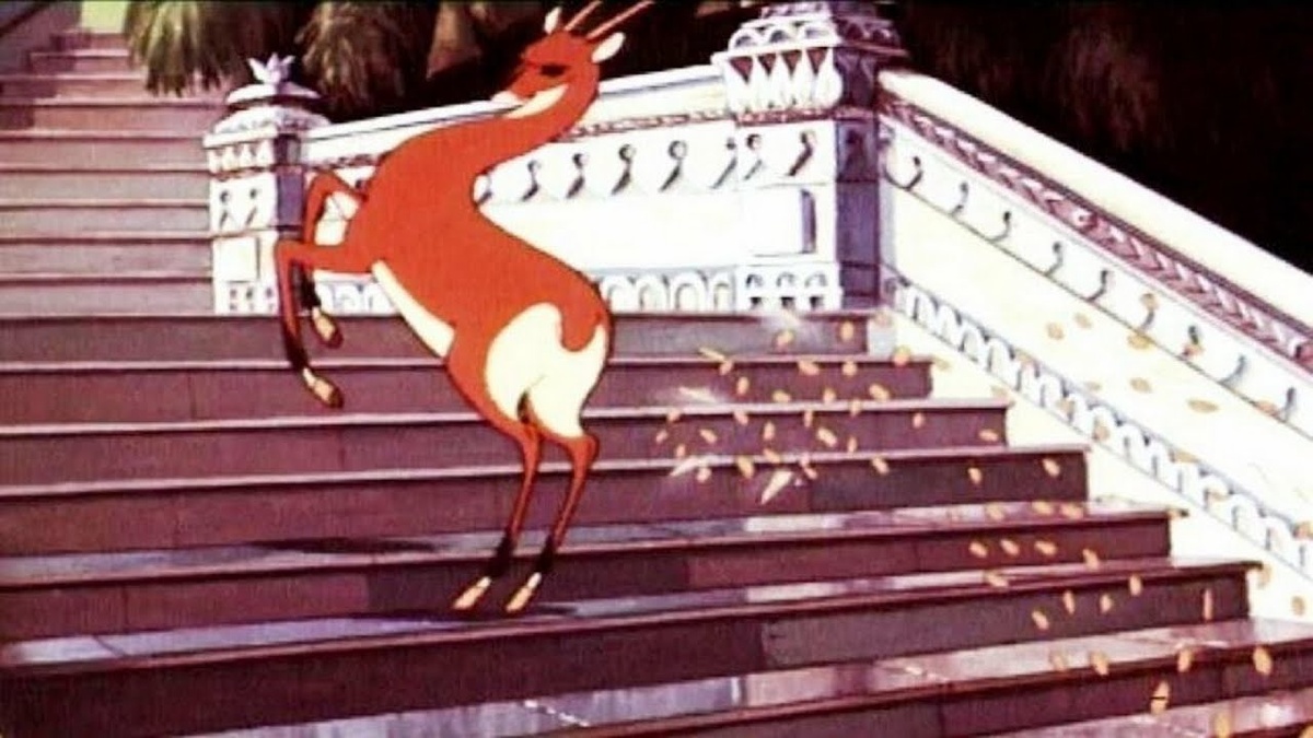 Кадр из мультфильма Золотая Антилопа