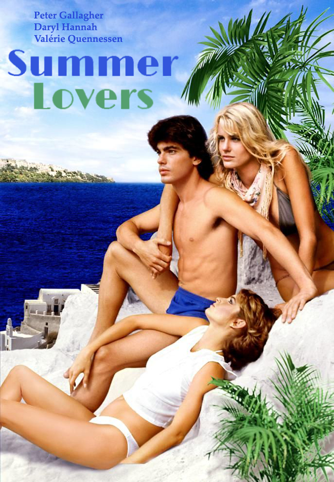 Питер Галлахер, Дэрил Ханна и Валери Кеннессен / Постер к фильму «Летние любовники» (1982)
