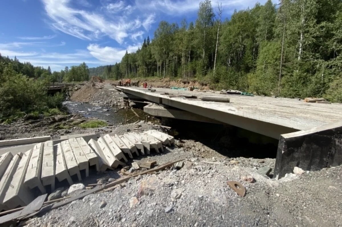    В Красноярском крае приступили к ремонту моста через Джебь