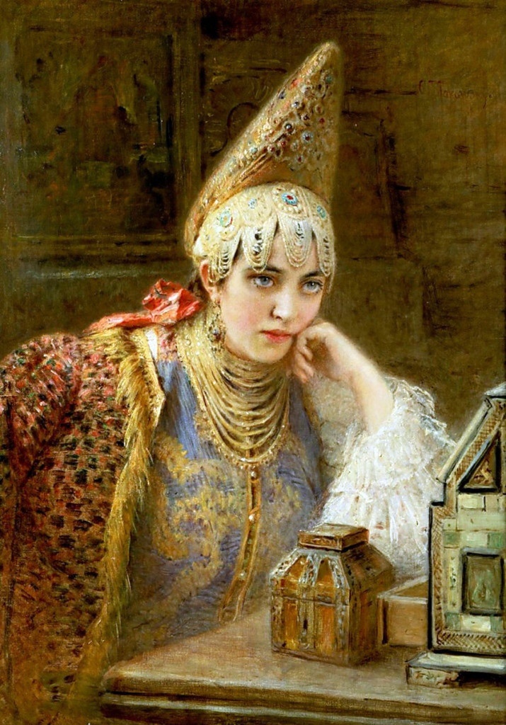 В иллюстративных целях. "Молодая невеста". Художник Константин Егорович Маковский