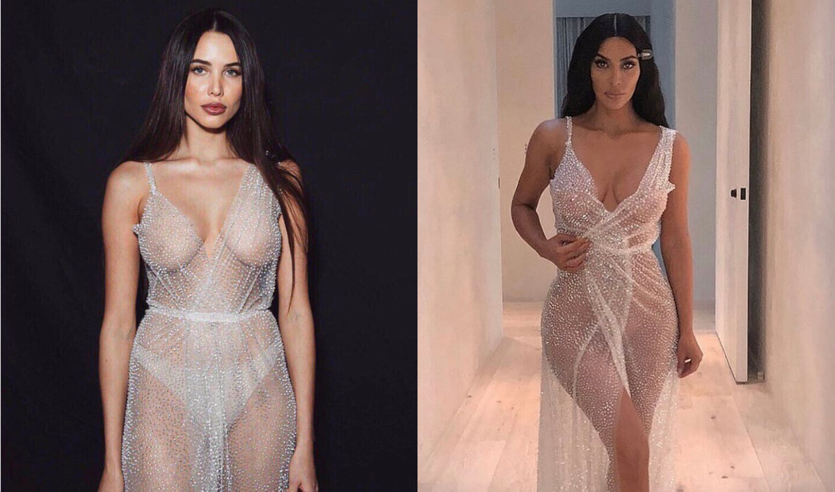 Анастасия Решетова и Ким Кардашьян