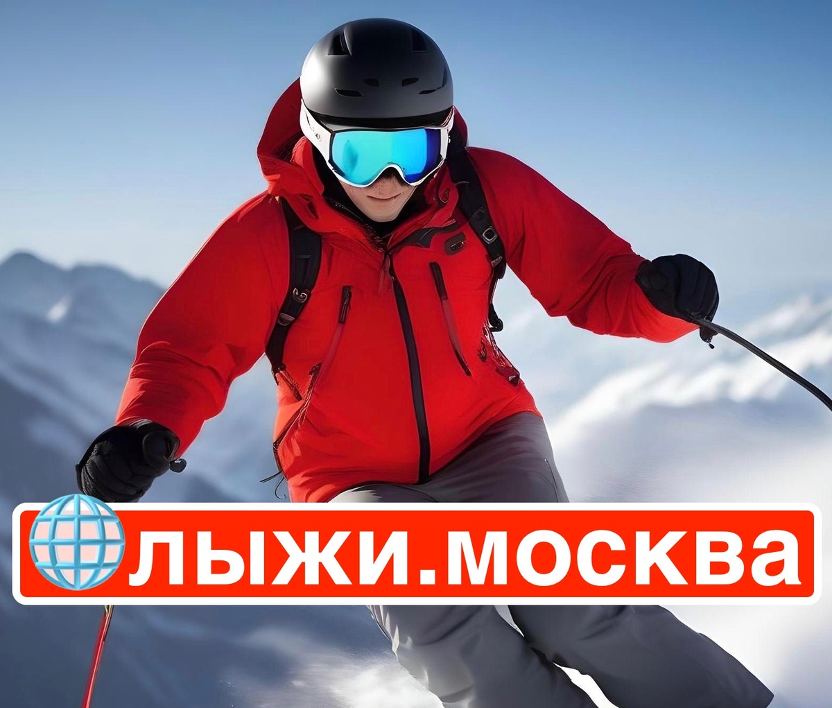 Обучение катанию на горных лыжах в Москве (Воробьевы Горы) и на Красной Поляне. 