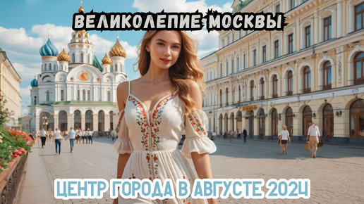 Великолепие Москвы: Центр города в августе 2024