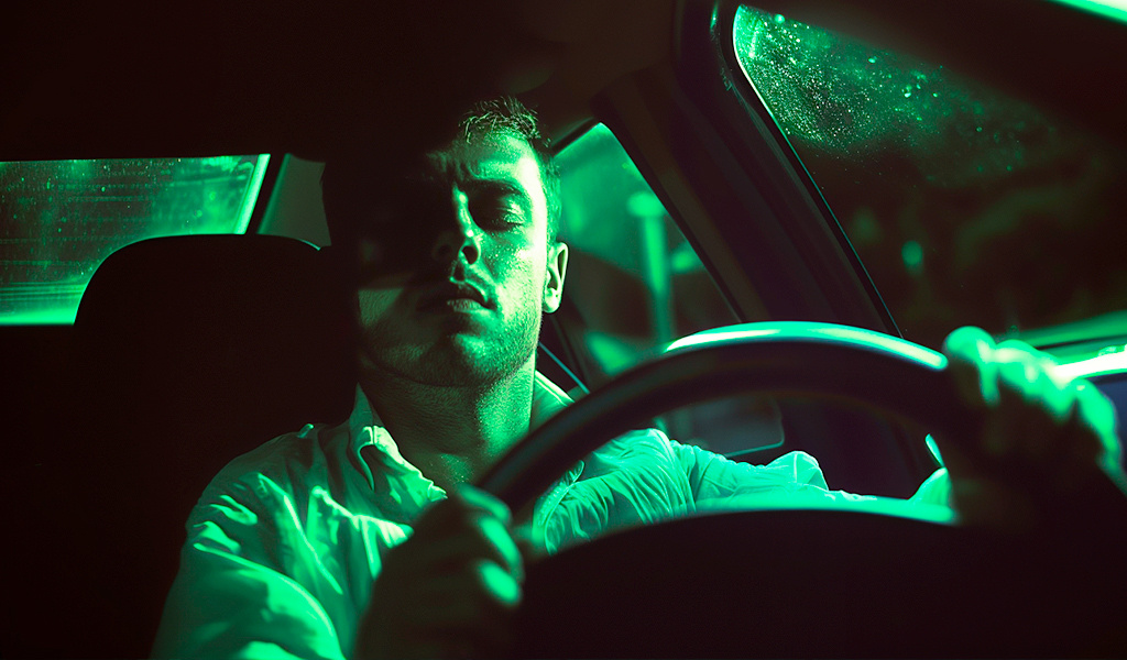     Уснул за рулём?