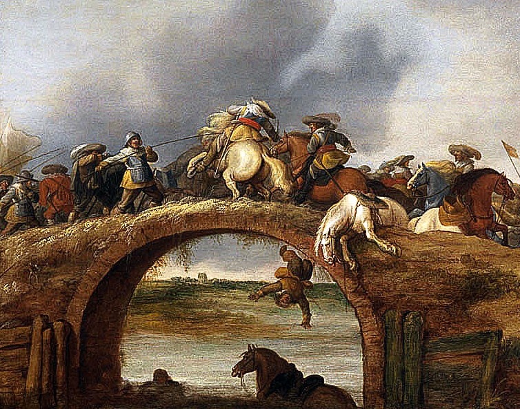 Бой на мосту в Кропреди.