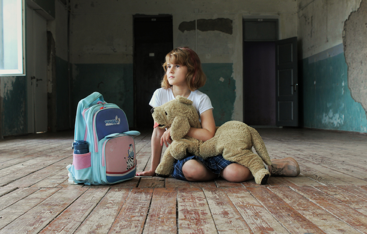 Второклассница самой обычной грузинской школы