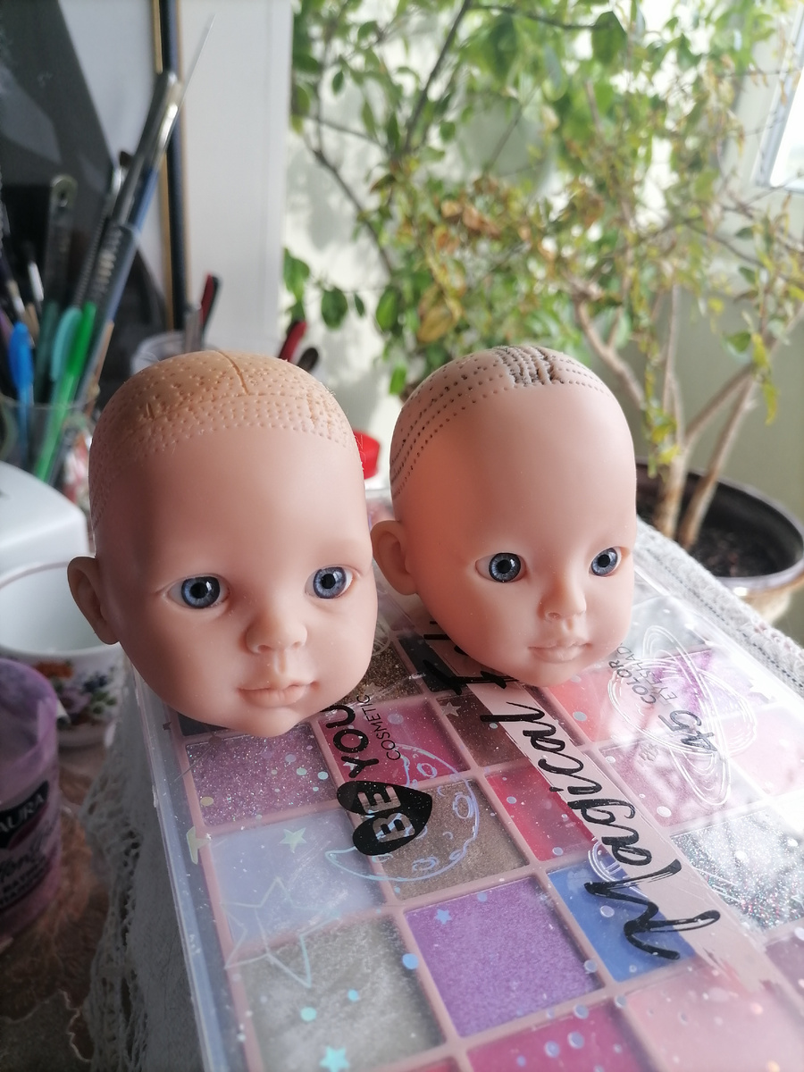 Осталось раписать личики