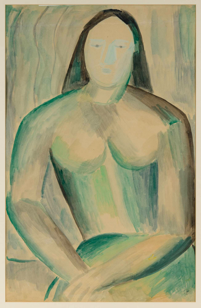 Анна Лепорская, «Женская модель». 1925.