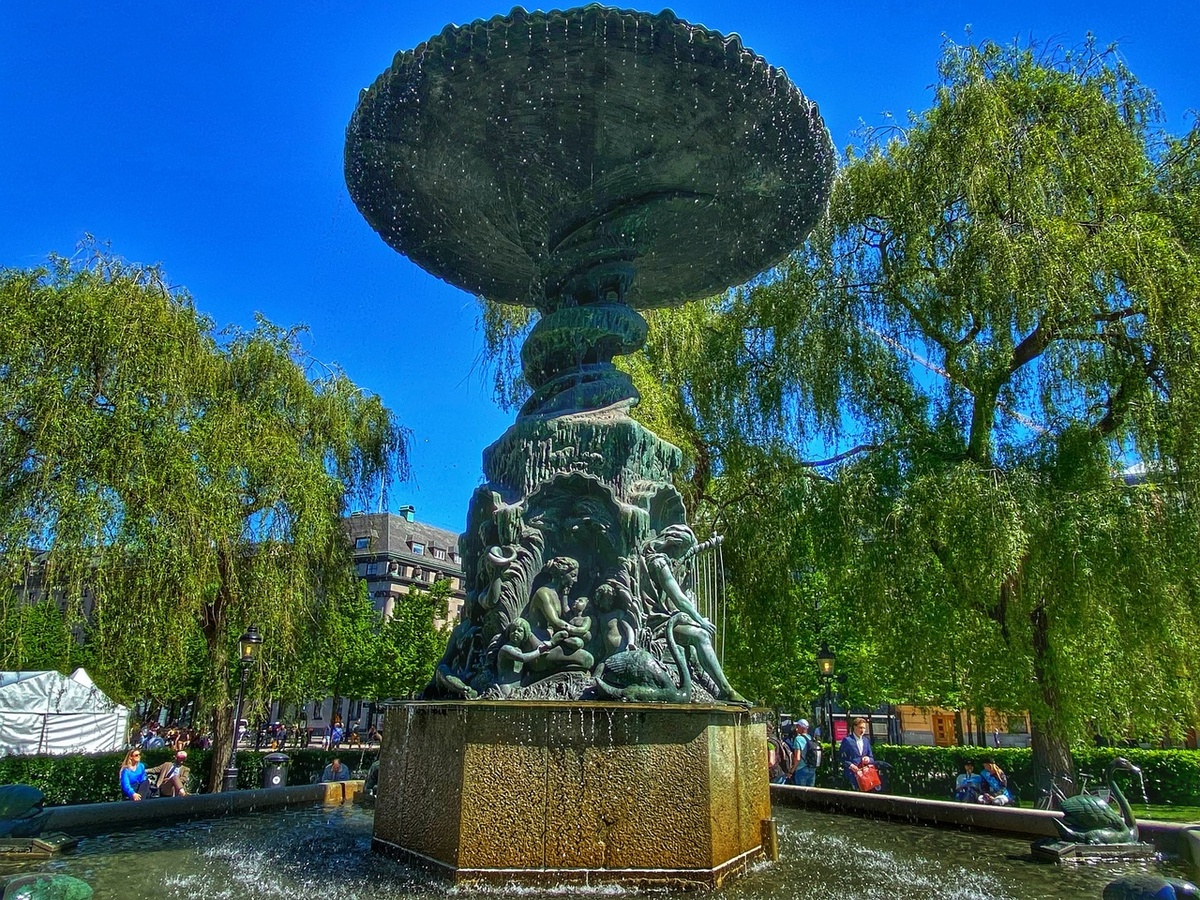 Фонтан в парке Кунгстрэдгорден