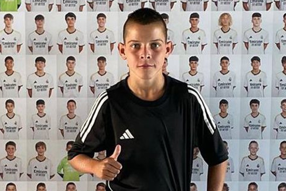    В 2018 году, во время чемпионата мира в России, шестилетний Алексей начеканил более 12 тысяч раз. / ФК "Реал"