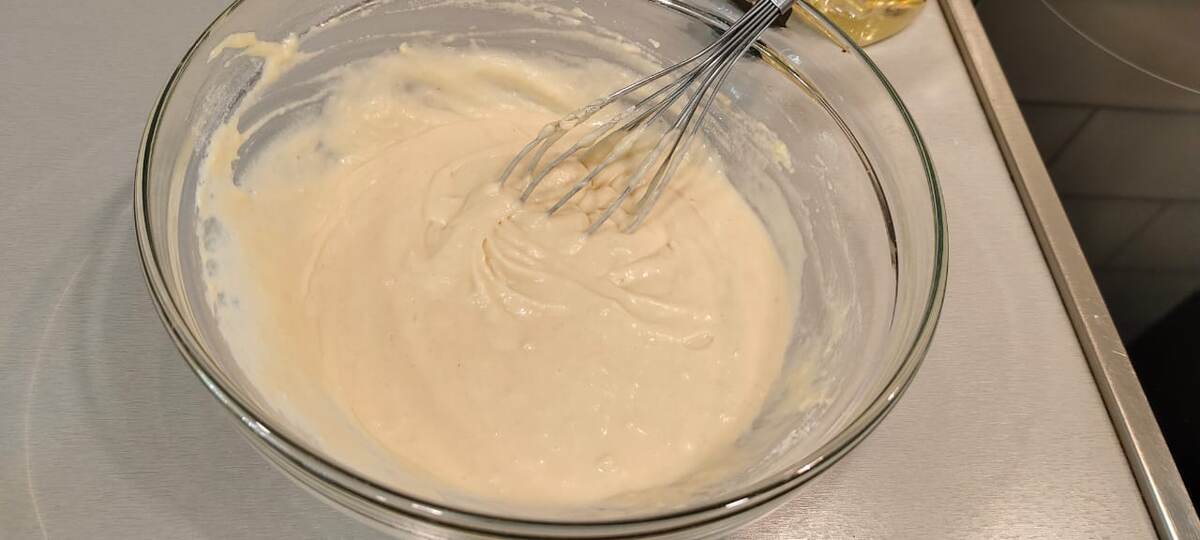 Смешали ингридиенты _ взбивали с венчиком!