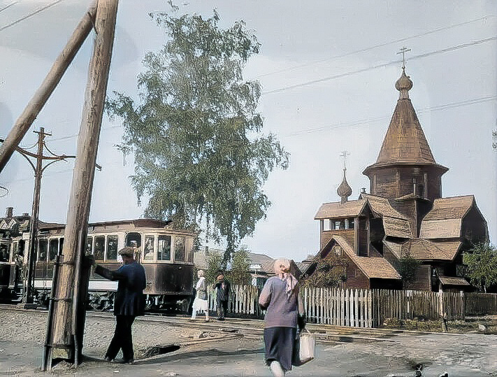 Деревенские окраины Москвы в 1930-1939 годах. Фото: Past Vu 