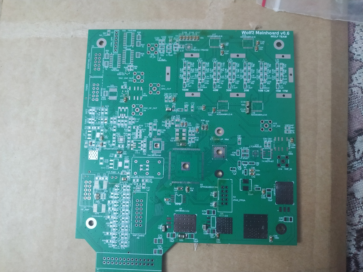 Main_board v.0.6. Уже кое-что впаял.
